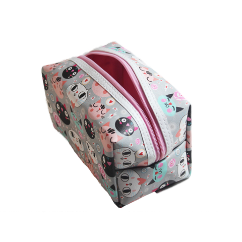 Square Cute Cosmetic Bag