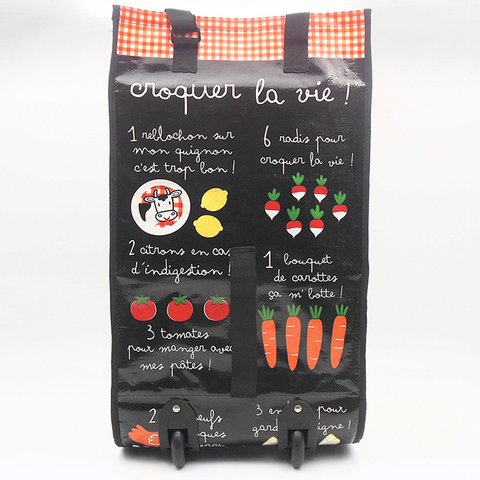 Collapsible Shopping Cart Large Storage Capacity