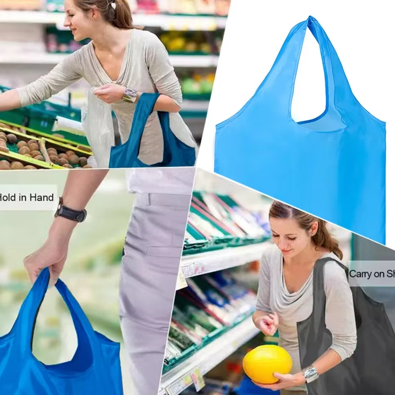 MECO Reusable Foldable Ployester Shopping Bag Hot Sell