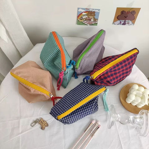 MECO Fashion Style Cotton Cosmetic Pouch Hot Sell