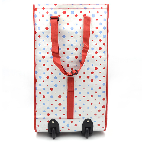 Folding Shopping Bags Rolling Bag