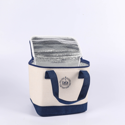 MECO Oxford Cloth Insulated Cooler Bag with Pearl Cotton Lining