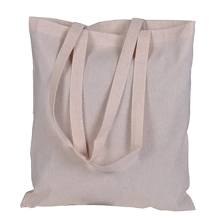 MECO Reusable Natural Cotton Canvas Tote Bag Eco-Friendly Shopping Bag Hot Sale