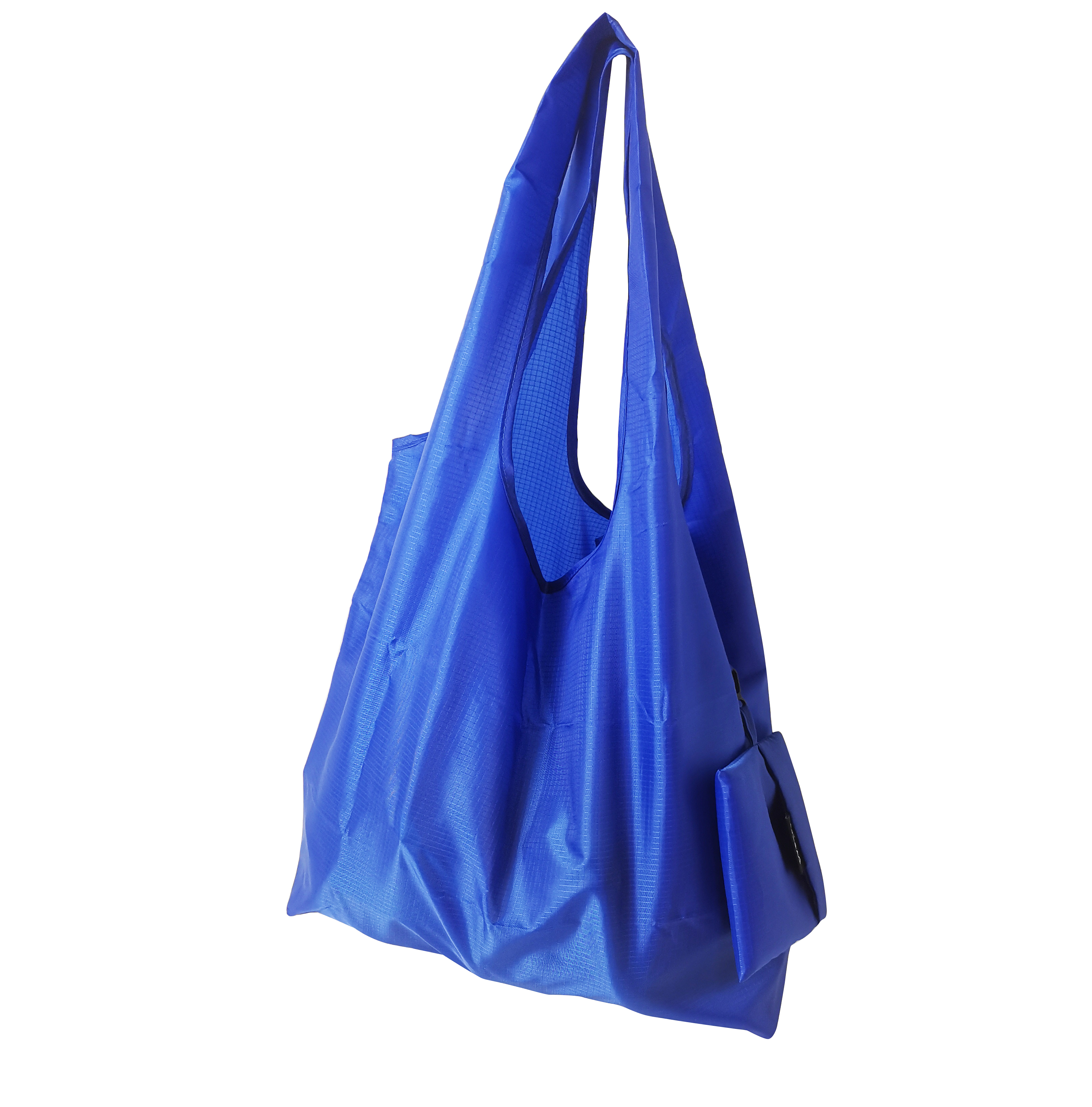 MECO Foldable Polyester Reusable Shopping Tote Bag with Pouch