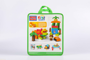 MECO Kids Toy Storage Bag Non-woven Organizer Tote with Handle