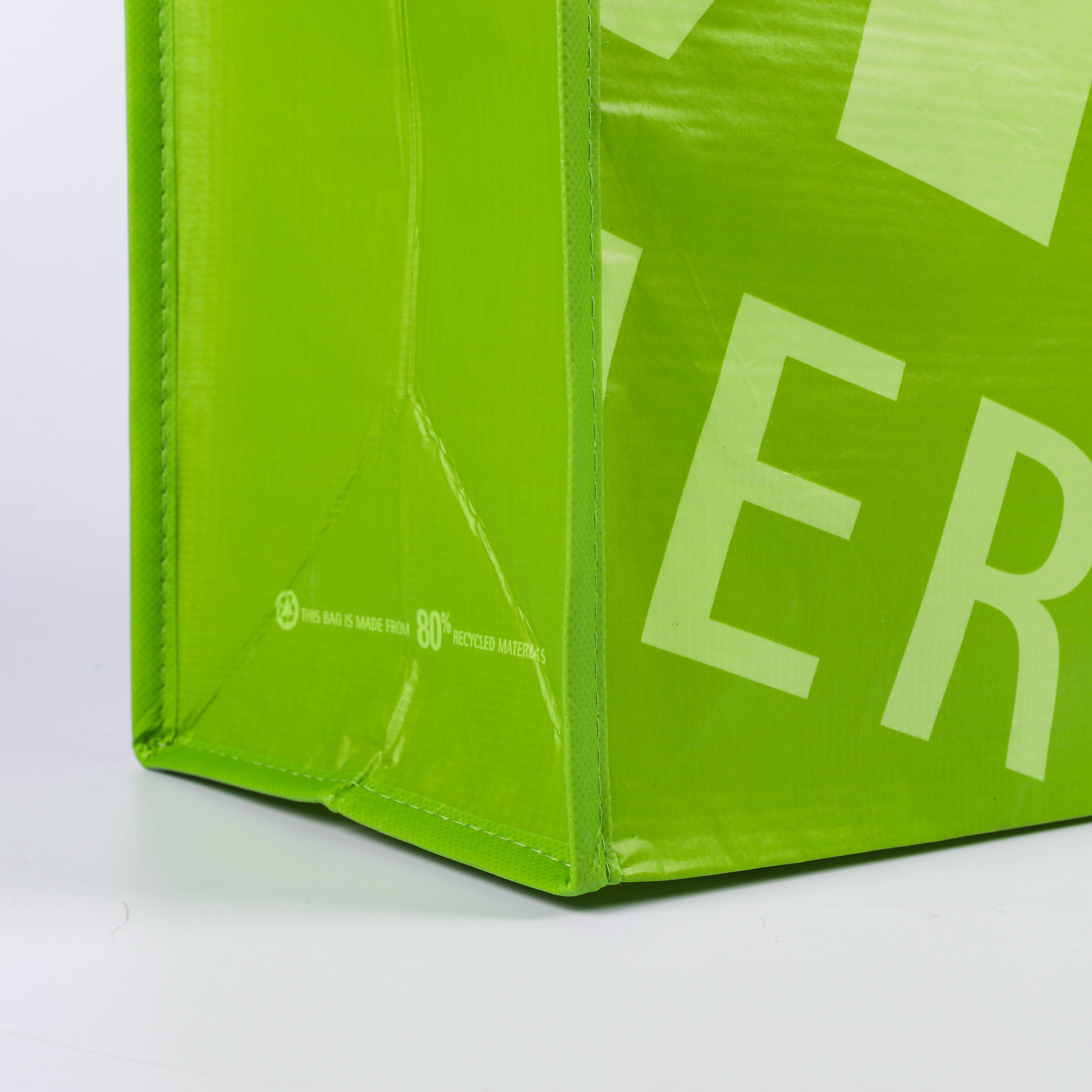 MECO Custom Laminated Non Woven Shopping Tote Bag with Full Color Printing