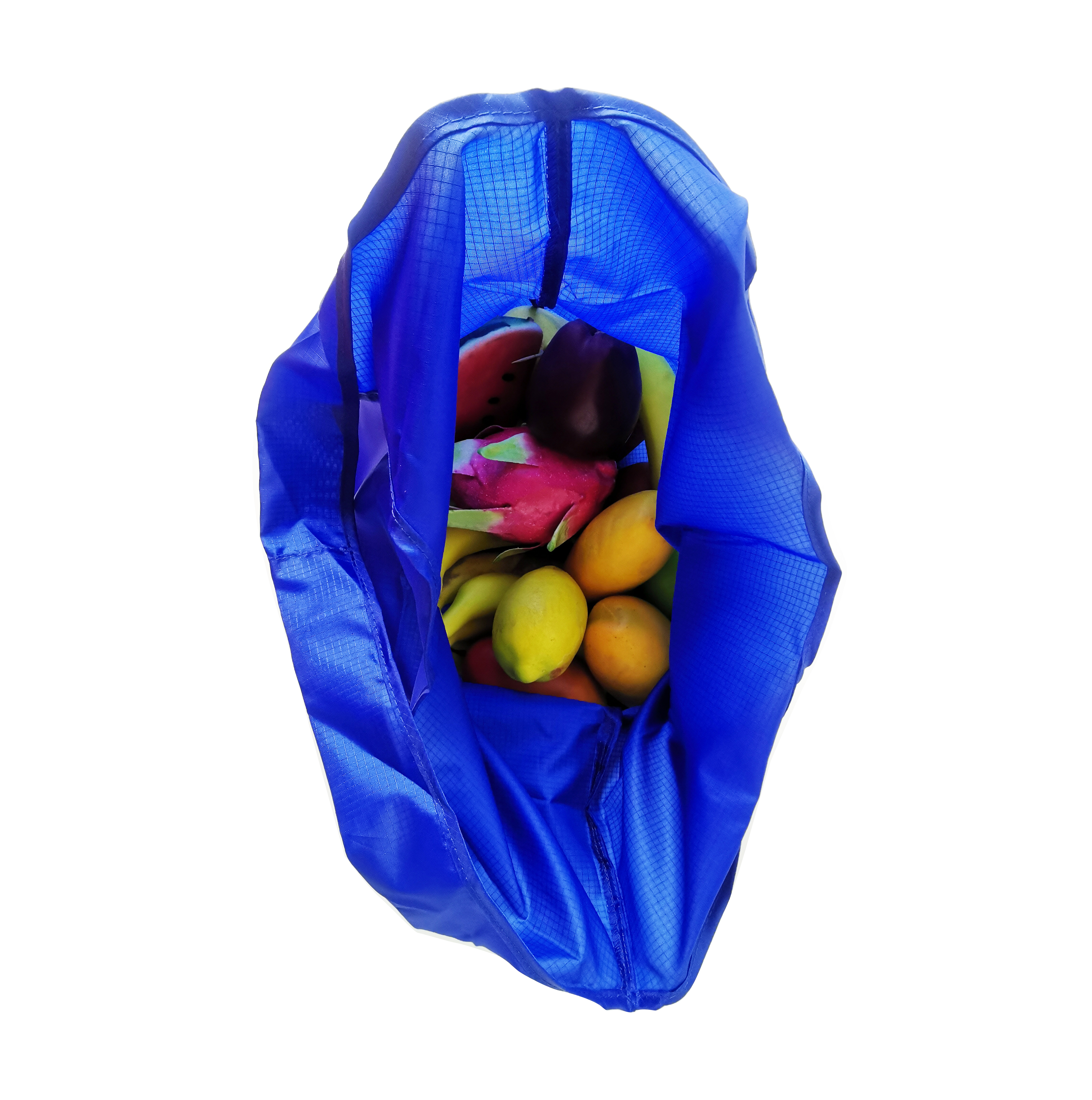 MECO Foldable Polyester Reusable Shopping Tote Bag with Pouch