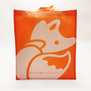 MECO Custom Non-Woven Tote Bag with Fox Print