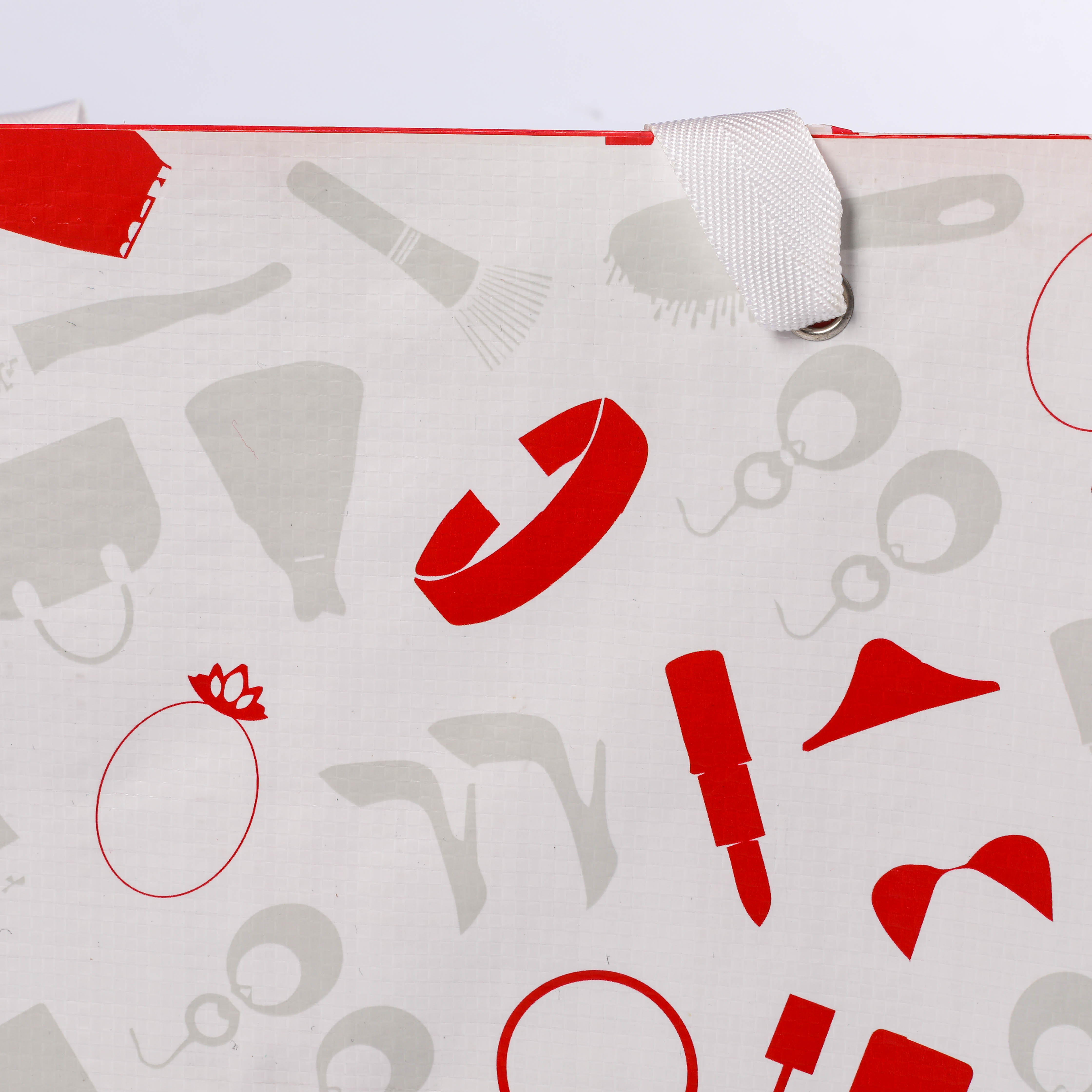MECO Custom 4 Color Printed Laminated Non Woven Festival Beach Tote Bag