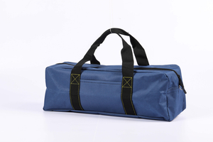 MECO Blue Oxford Fabric Tool Carry Duffle Bag with Reinforced Handles