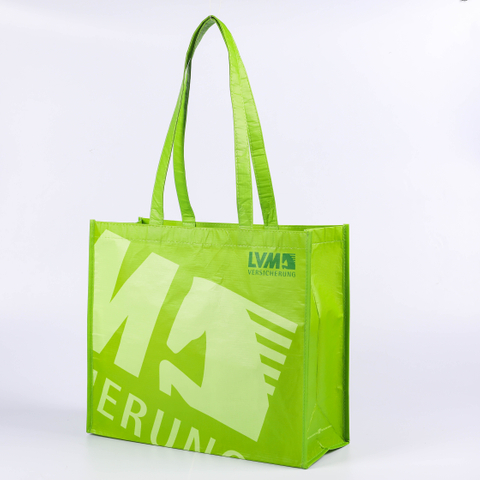 MECO Custom Laminated Non Woven Shopping Tote Bag with Full Color Printing