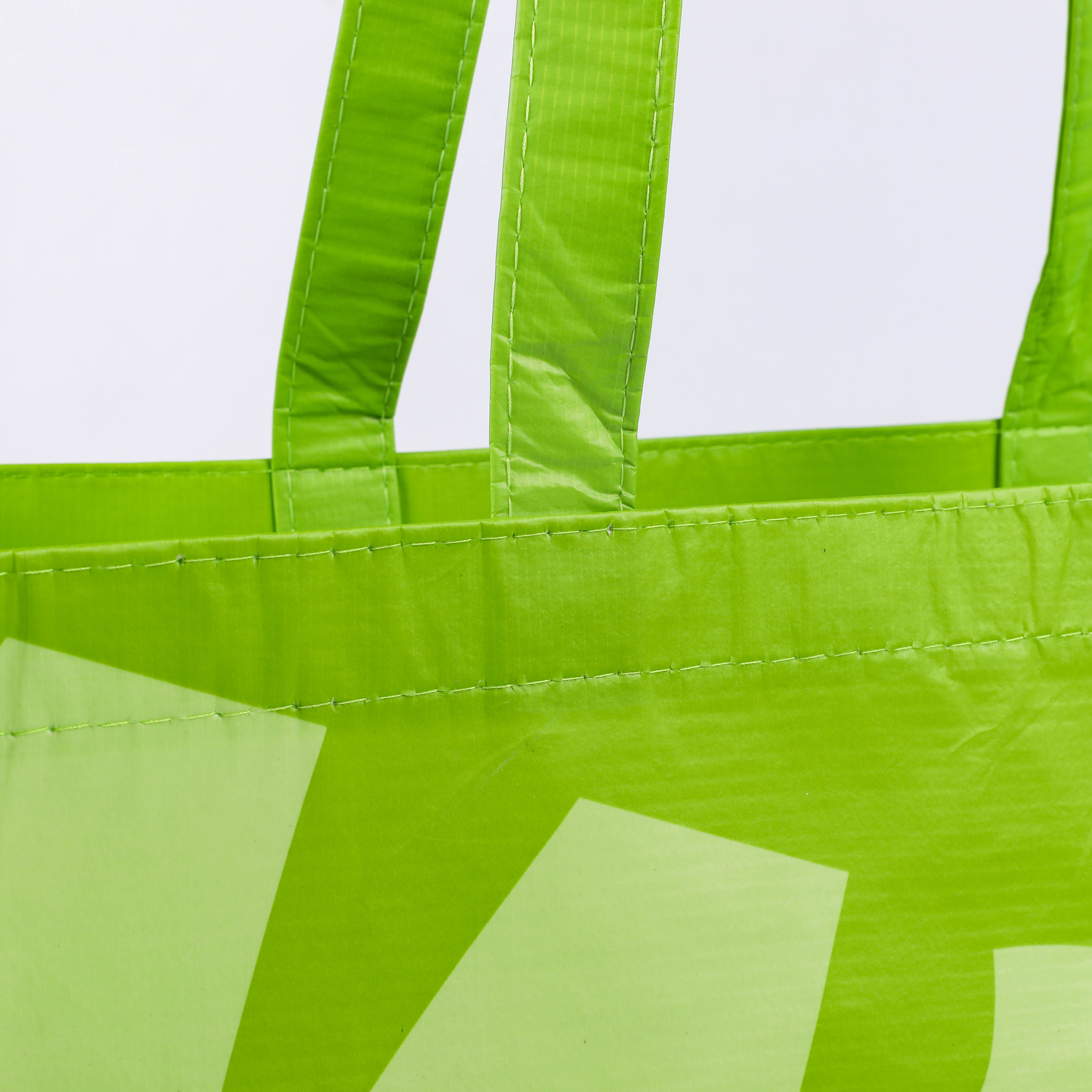 MECO Custom Laminated Non Woven Shopping Tote Bag with Full Color Printing